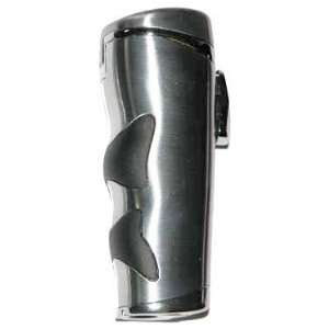   Triple Flame Torch Lighter and Punch Cutter   Silver