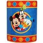 Disney Mickey Mouse Goofy Donald fleece blanket throw