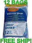 12 Micro Bags For Oreck Buster B BB Handheld Vacuum