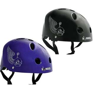 Roller Derby Bomber Youth Skateboarding Safety Helmet Black at  
