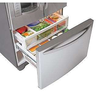   cu. ft. French Door Bottom Freezer Refrigerator, Stainless Steel  LG