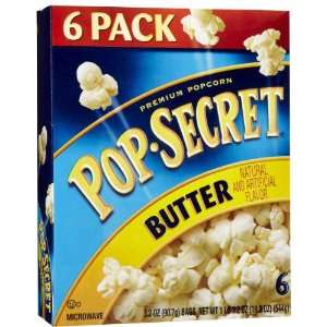 Pop Secret Popcorn, Butter, 6 Count Grocery & Gourmet Food