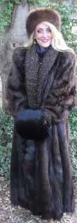   HIGH END CANADIAN MINK FUR COAT HEAVY WARM THICK GLAMOROUS L@@K