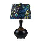   Industries 111 1104 Amisk Table Lamp with Printed Fabric Shade