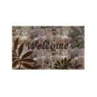 Welcome Palms Outdoor Rubber Entrance Mat
