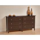 Prepac Furniture Berkshire Espresso 6 Drawer Dresser By Prepac