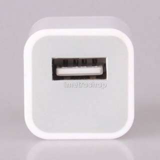 USB Data Cable+110/240V Power Charger Adapter For IPHONE 4 4S 4G S 