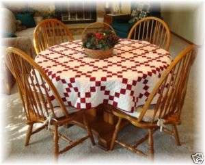 Patch Round Quilted Tablecloth + Crib Quilt PATTERN  