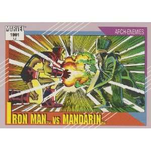 Iron Man vs. Mandarin #118 (Marvel Universe Series 2 Trading Card 1991 