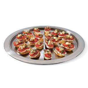  14 inch Stainless Steel Hot/Cold Serving Tray   14 Round 