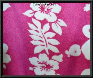 New Pink Hawaiian Floral Luau Party Dress XS S M L NWT  
