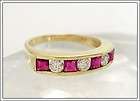 vintage fine jewelry 14 kt ruby and diamond ring $ 880 00 20 % off $ 