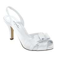 Metaphor Womens Dress Shoe Crystal   White 