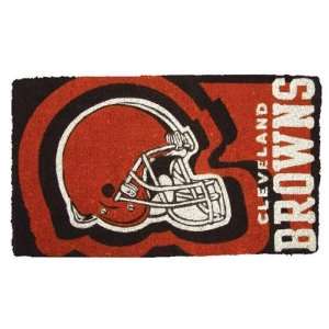  18x30Welcome Mat Bleached Cleveland Browns Everything 