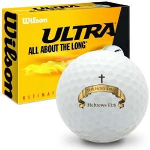  Hebrews 11 6   Wilson Ultra Ultimate Distance Golf Balls 