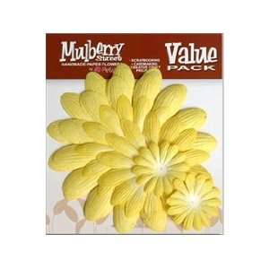  Petaloo Mulberry Street Daisy Layer Giant Yellow (3 Pack 