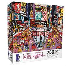New York City   City Lights 750 Piece Puzzle   Ceaco   