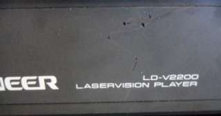 Pioneer LD V2200 Laser Vision Disc Player LaserDisc  