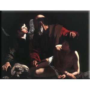 The Sacrifice of Isaac 30x23 Streched Canvas Art by Caravaggio  