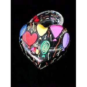   Balloons Design   Hand Painted   Heart Shaped Box Toys & Games