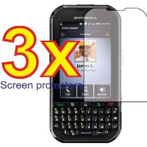 3x Motorola Titanium i1X Premium Clear LCD Screen Protector Cover 