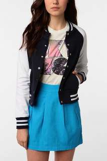 BDG Knit Varsity Jacket   Urban Outfitters