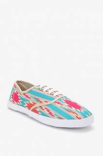 UrbanOutfitters  Red Blanket Ikat Plimsoll Sneaker