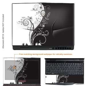   Sticker (Matte finish) for Alienware M11X case cover Matte_M11x 394