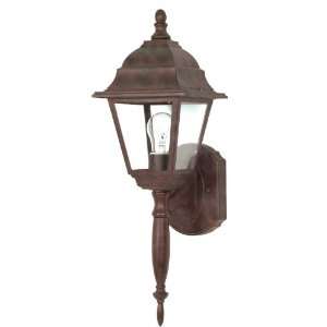   60/541 Old Wall Lantern with Clear Glass, Old Bronze