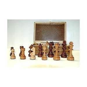  3 1/4 Boxed and Weighted Tournament Chessmen Toys 