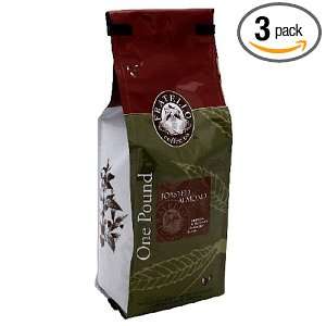 Fratello Coffee Company Toasted Almond Coffee, 16 Ounce Bag (Pack of 3 