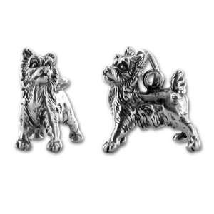  Sterling Silver Yorkshire Terrier Charm Arts, Crafts 