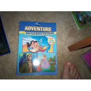 Disney Adventure Big Fun Book To Color Toys & Games