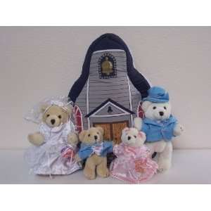  Teddy Bear Wedding Plush Playset Toys & Games