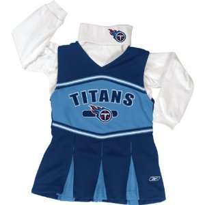  Toddler Tennessee Titans Poly Cheerleading Jumper Sports 