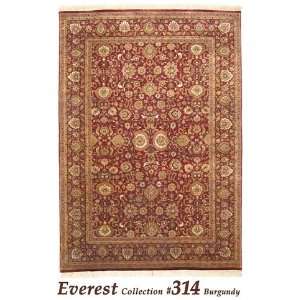  MER Everest 314 Burgundy Tabriz 9 X 12 Area Rug