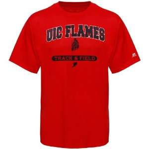    Russell UIC Flames Track and Field T shirt