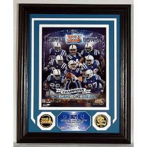  Highland Mint Colts Super Bowl XLI Champions Collage Photo 