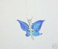 Butterfly Ornament Handblown Glass  