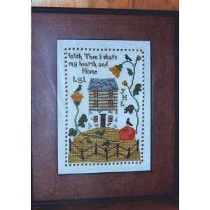  Hearth and Home   Cross Stitch Pattern Arts, Crafts 