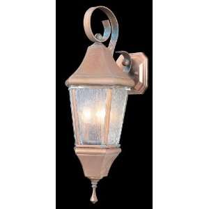  8740 IRON Iron Normandy Traditional / Classic 3 Light Outdoor Wall 