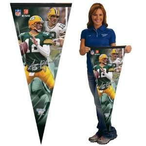   Green Bay Packers Prem Pennant 17x40   Aaron Rodgers 