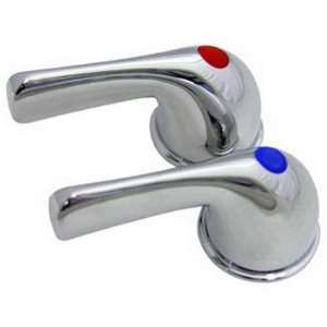   Modern Style Chrome Lever Hot and Cold Handles for Universal Brands