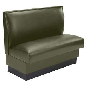   Quick Ship   Fully Upholstered Plain Single Back Booth