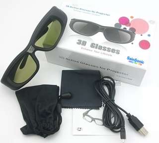   3D Active Shutter Glasses for Optoma/Benq/Panasonic/Acer/SONY  