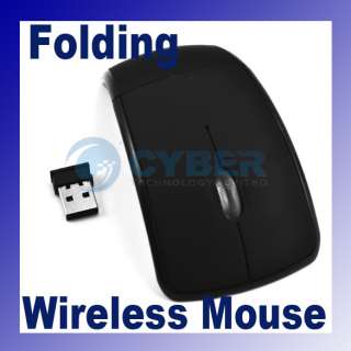 1xArc Folding 2.4G Wireless USB Optical Laptop Mouse PC  
