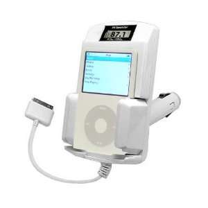  iPod FM Transmitter, Car Charger and Cradle For Apple iPod 