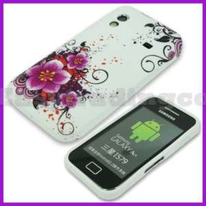 Soft Case Cover Samsung S5830 Galaxy Ace Purple Flower  