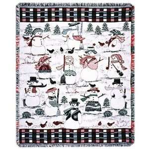   Christmas Holiday Afghan Throw Blanket 48 x 60