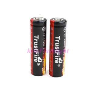 2pcs TrustFire AA 14500 900mAh 3.7V Protected Battery  